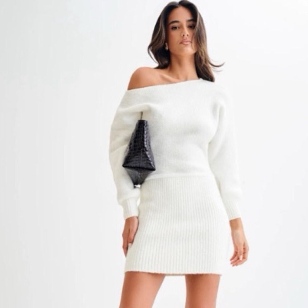 Meshki Rafferty Boat Neck White Sz XS Dress